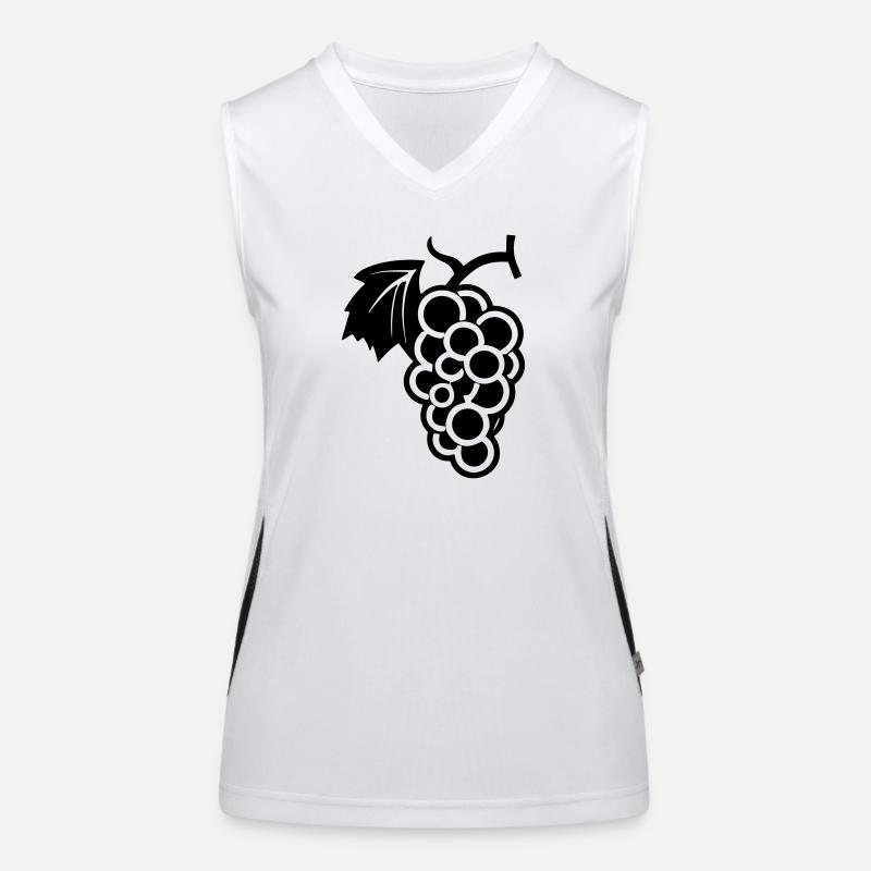 Grappe de raisin Débardeur respirant contrasté Femme