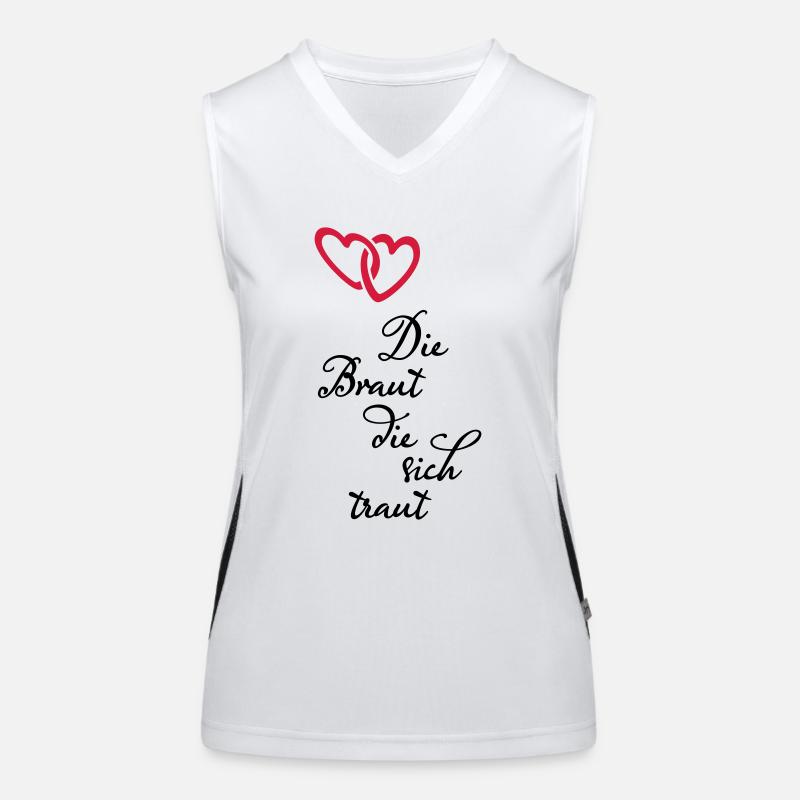 Bride that dares Women's Functional Contrast Tank Top