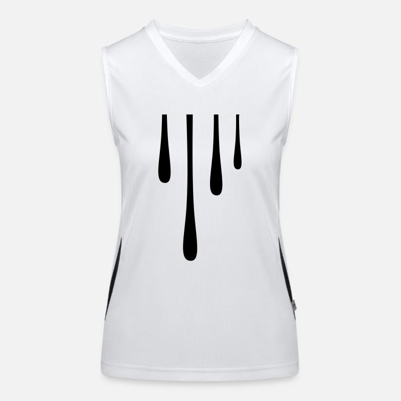 Drips Funktionelles Kontrast-Tank Top für Frauen