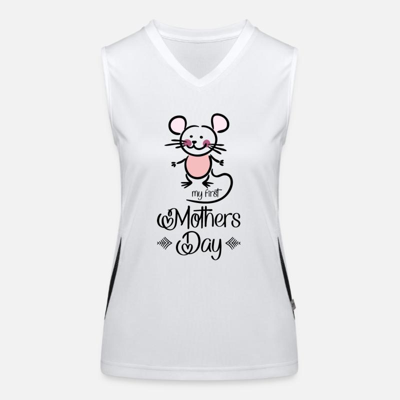 Muttertag Funktionelles Kontrast-Tank Top für Frauen