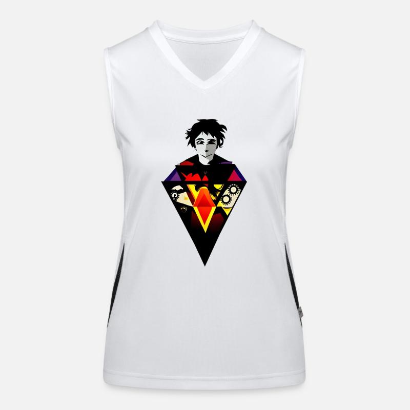 Geist eines Jungen Funktionelles Kontrast-Tank Top für Frauen