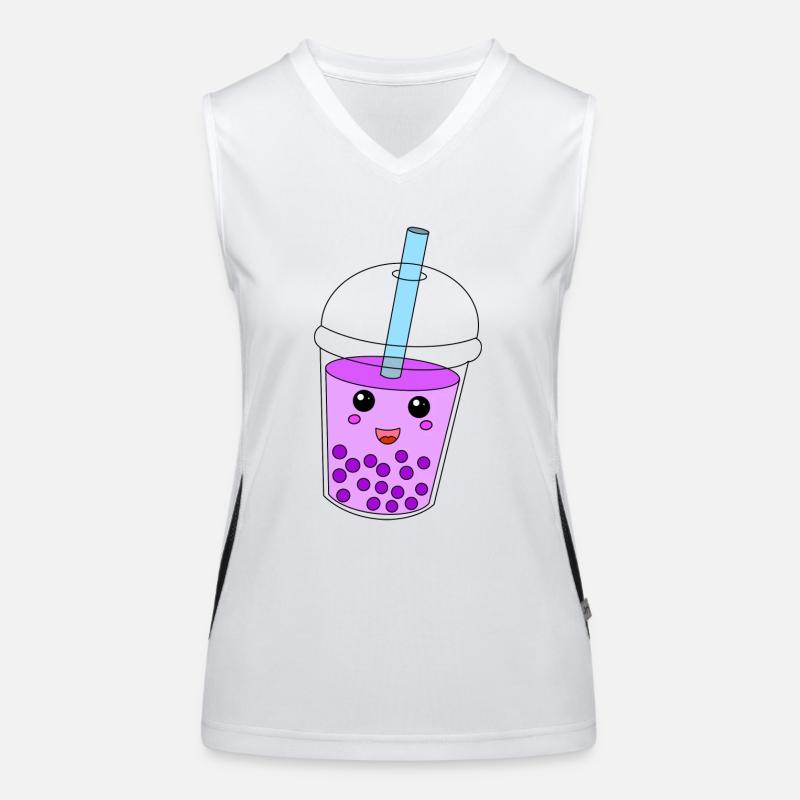 Bubble Tea Women's Functional Contrast Tank Top
