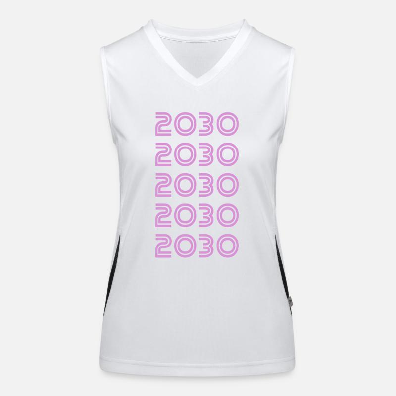 2030 Débardeur respirant contrasté Femme