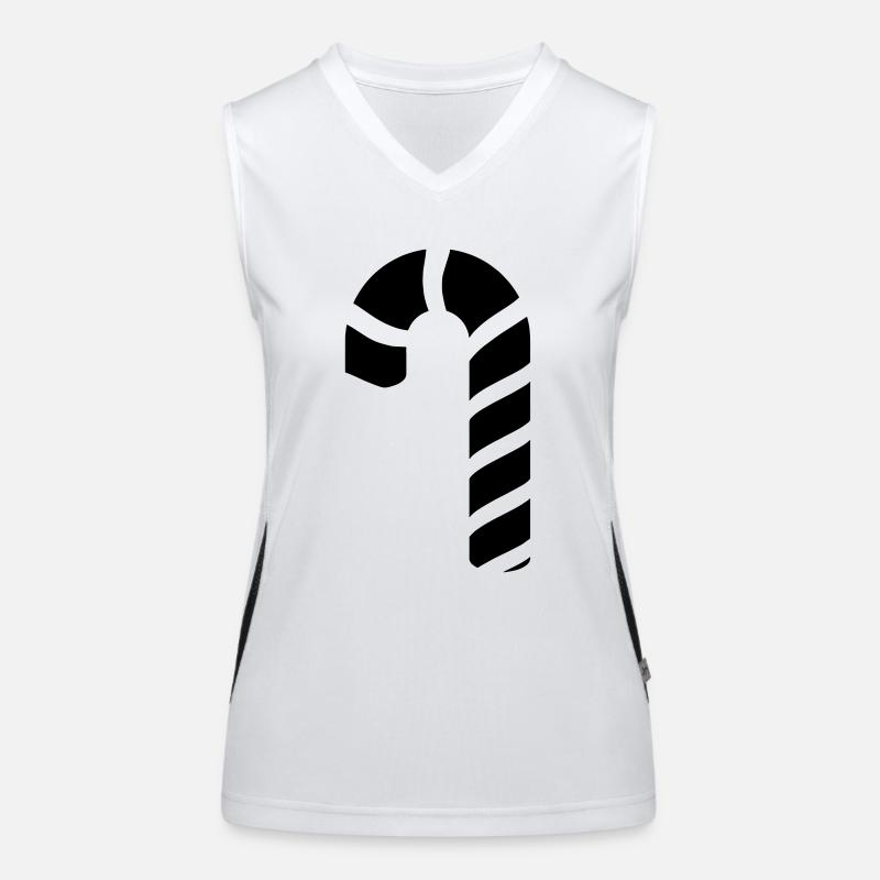 Weihnachtspolkaschwein Funktionelles Kontrast-Tank Top für Frauen