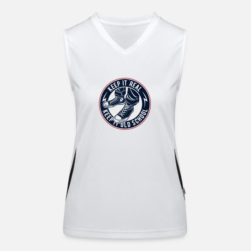 Gardez-la vieille école Débardeur respirant contrasté Femme