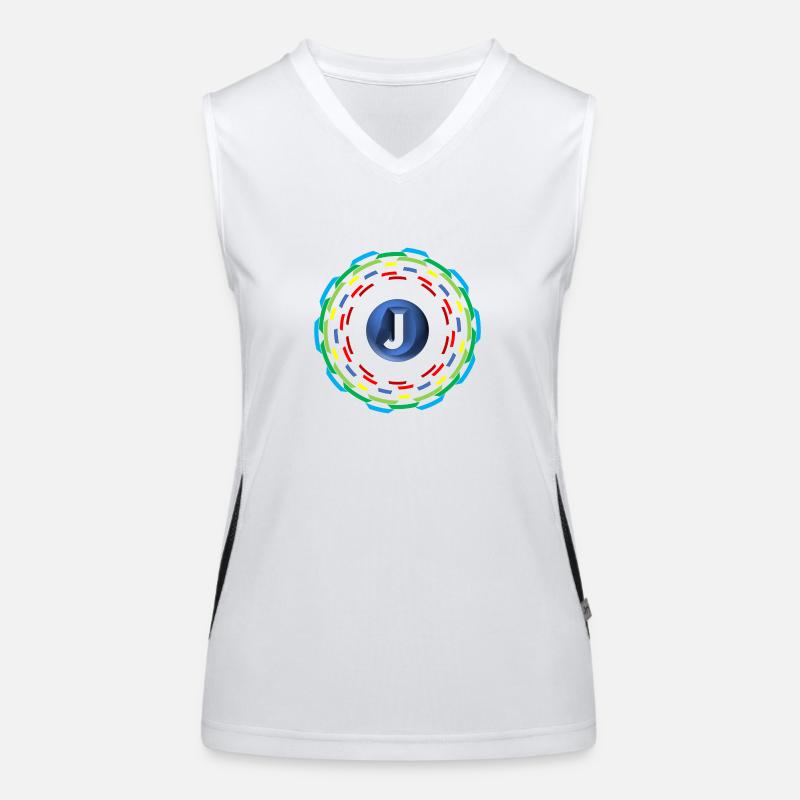 Cercles J Débardeur respirant contrasté Femme