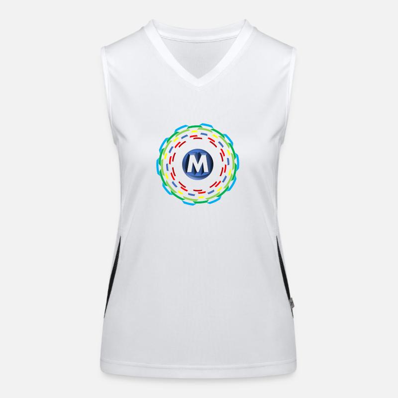 Cercles M Débardeur respirant contrasté Femme