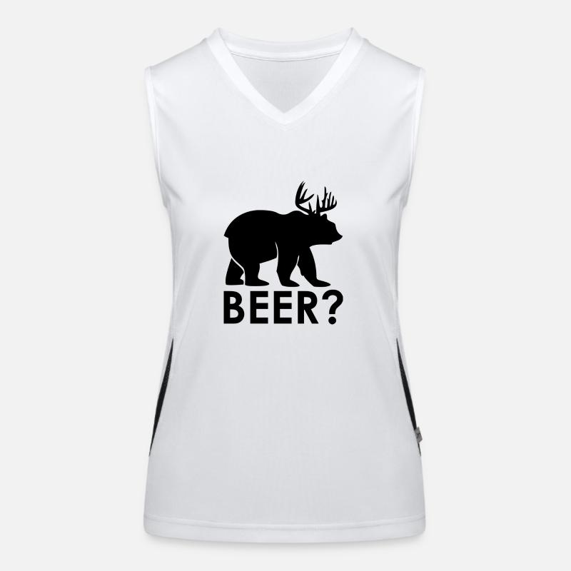 Bier? Funktionelles Kontrast-Tank Top für Frauen