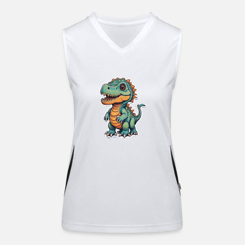 Dino Women's Functional Contrast Tank Top