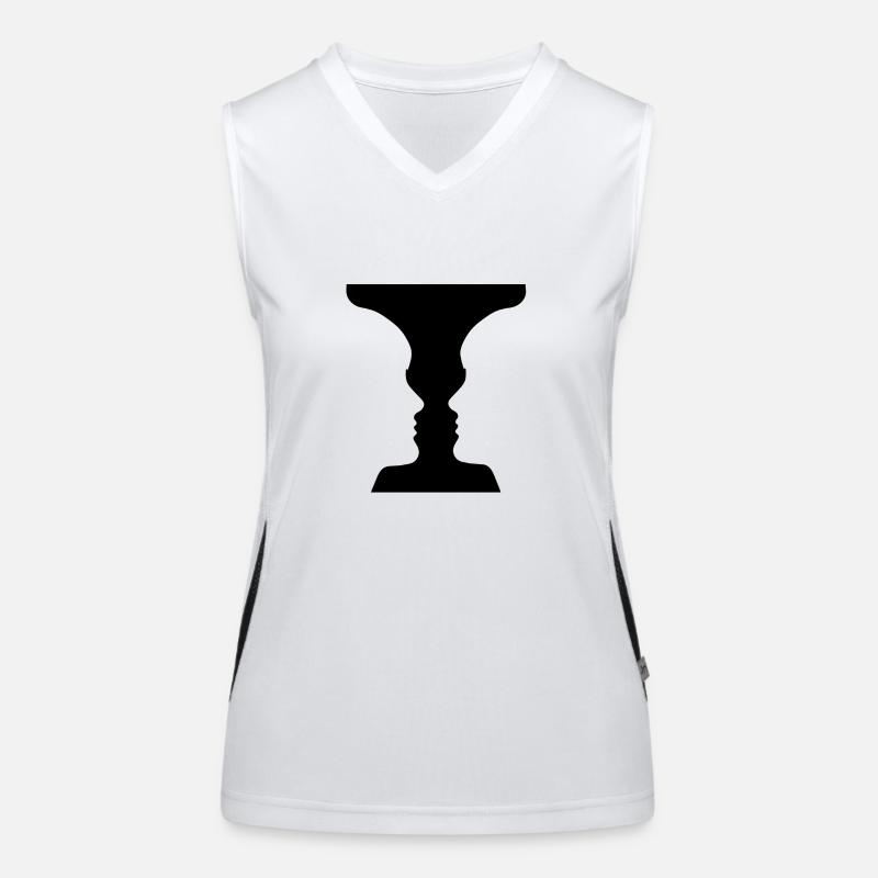 Illusion Débardeur respirant contrasté Femme