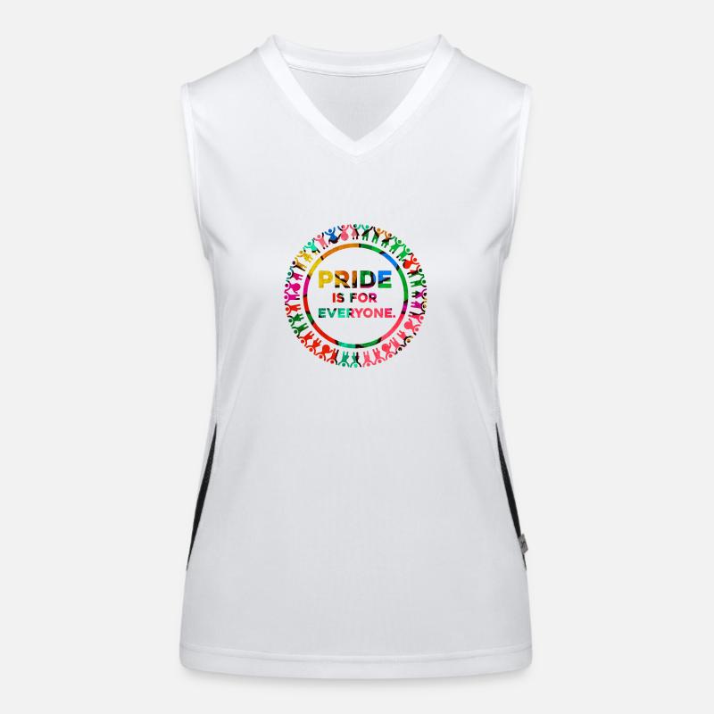 Pride is for Everyone Women's Functional Contrast Tank Top