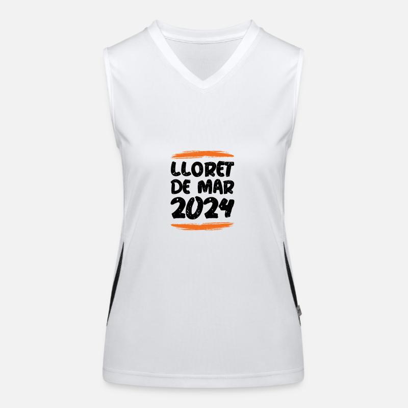 Lloret De Mar 2024 Funktionelles Kontrast-Tank Top für Frauen