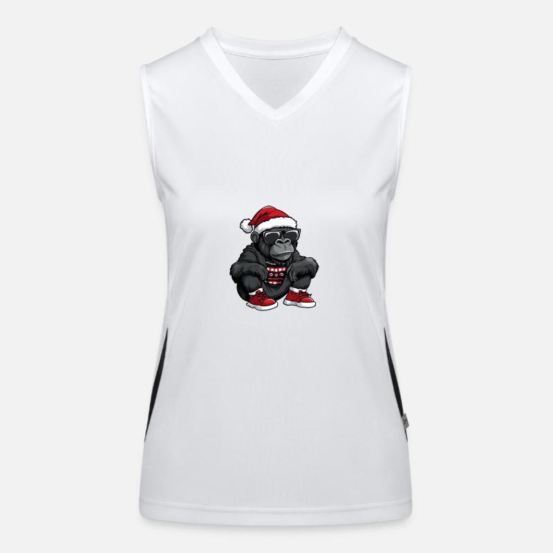 Noël Gorilla Noël Débardeur respirant contrasté Femme