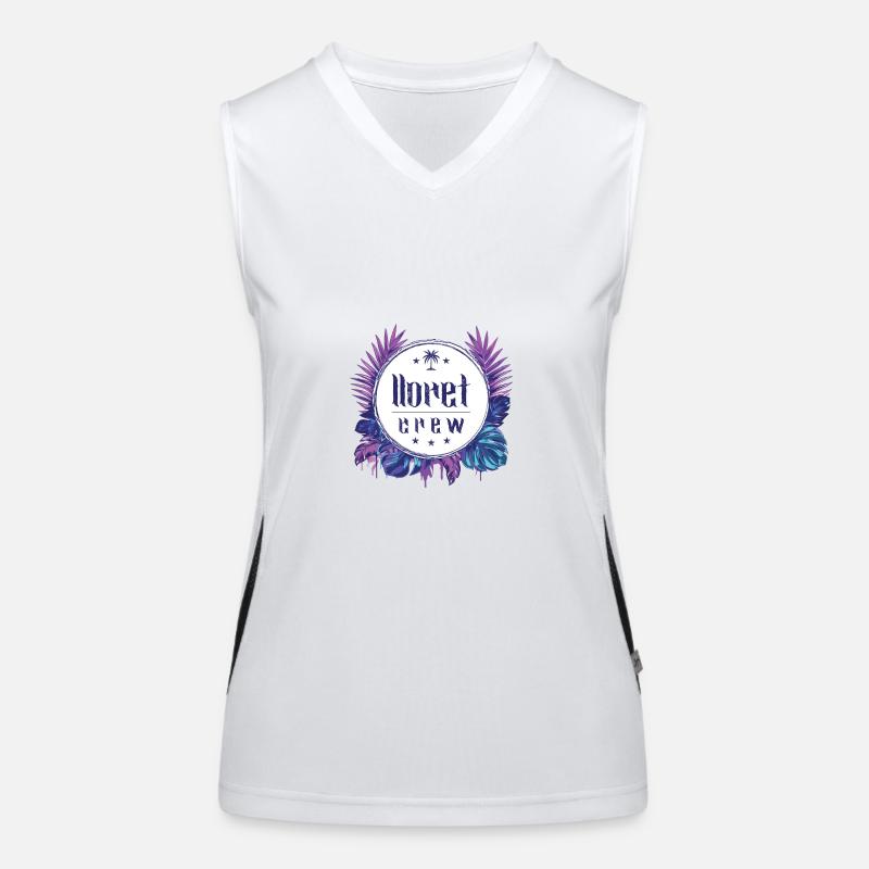 Lloret De Mar Crew Coloré Débardeur respirant contrasté Femme