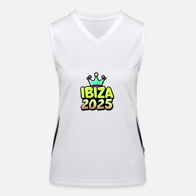 Ibiza 2025 Urlaub Funktionelles Kontrast-Tank Top für Frauen