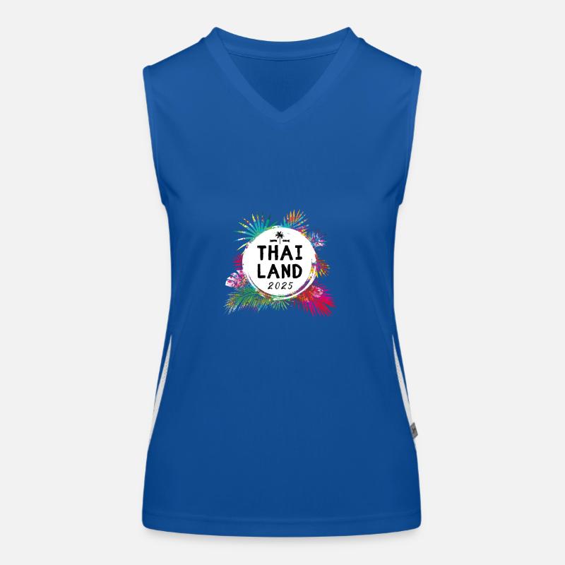 Thailand 2025 Bunt Funktionelles Kontrast-Tank Top für Frauen
