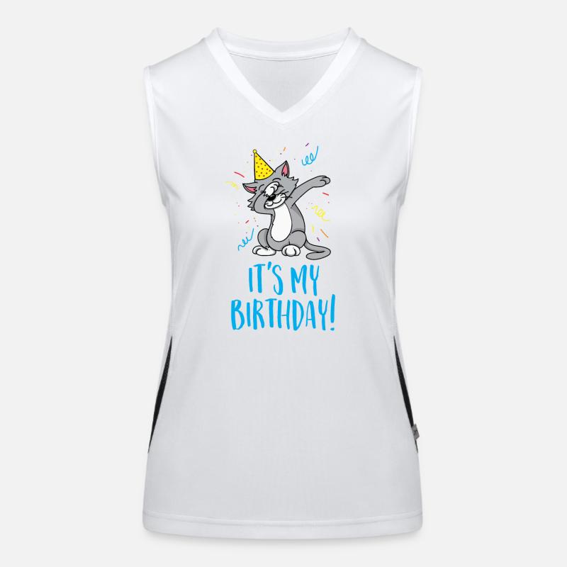 It's my birthday Women's Functional Contrast Tank Top