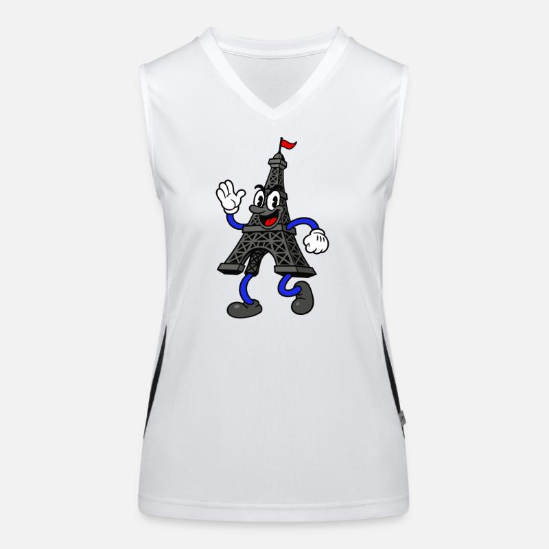 Typical wacky French tour Women's Functional Contrast Tank Top