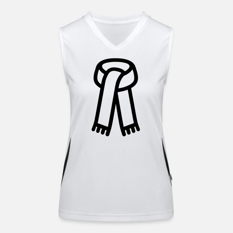 écharpe Débardeur respirant contrasté Femme