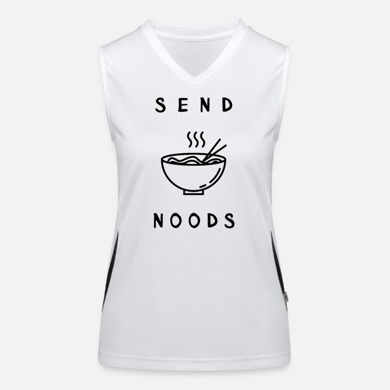 Send - Noods Funktionelles Kontrast-Tank Top für Frauen