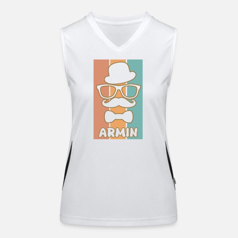 Armin as a name Women's Functional Contrast Tank Top