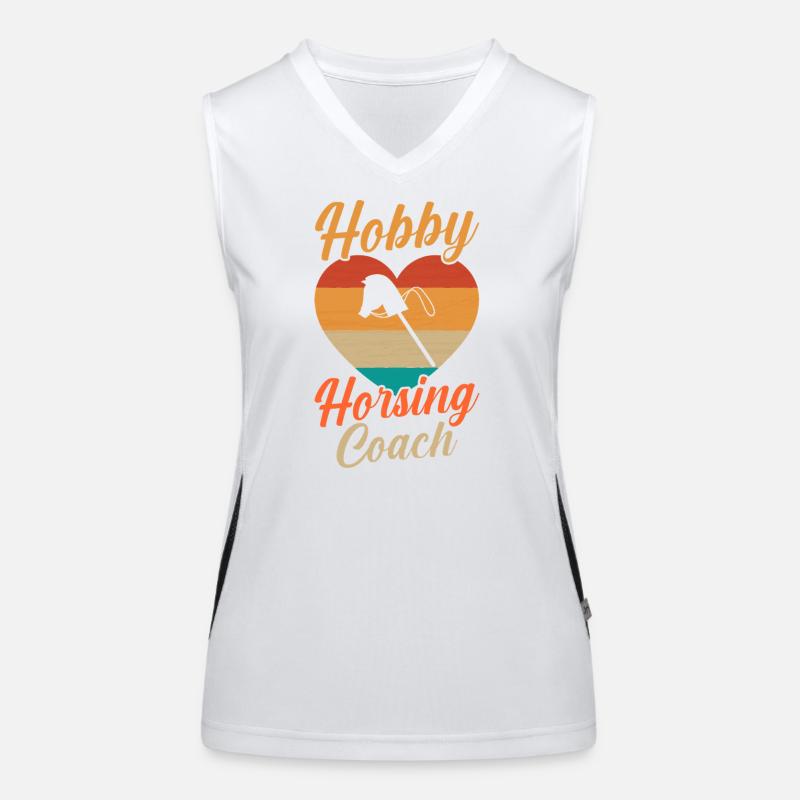 Steckenpferd Cheval de Hobby Cavalier Débardeur respirant contrasté Femme