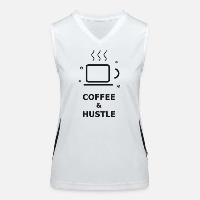 Café & Motivation Débardeur respirant contrasté Femme
