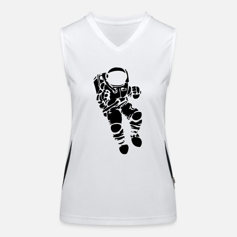 Astronaut Vektor Funktionelles Kontrast-Tank Top für Frauen