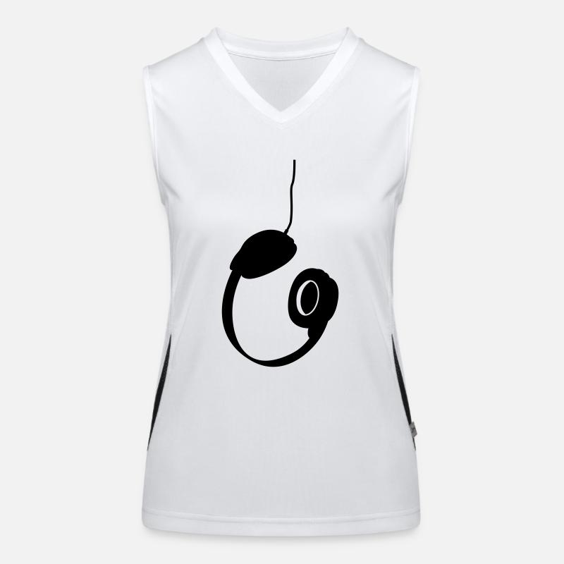 headphones Women's Functional Contrast Tank Top