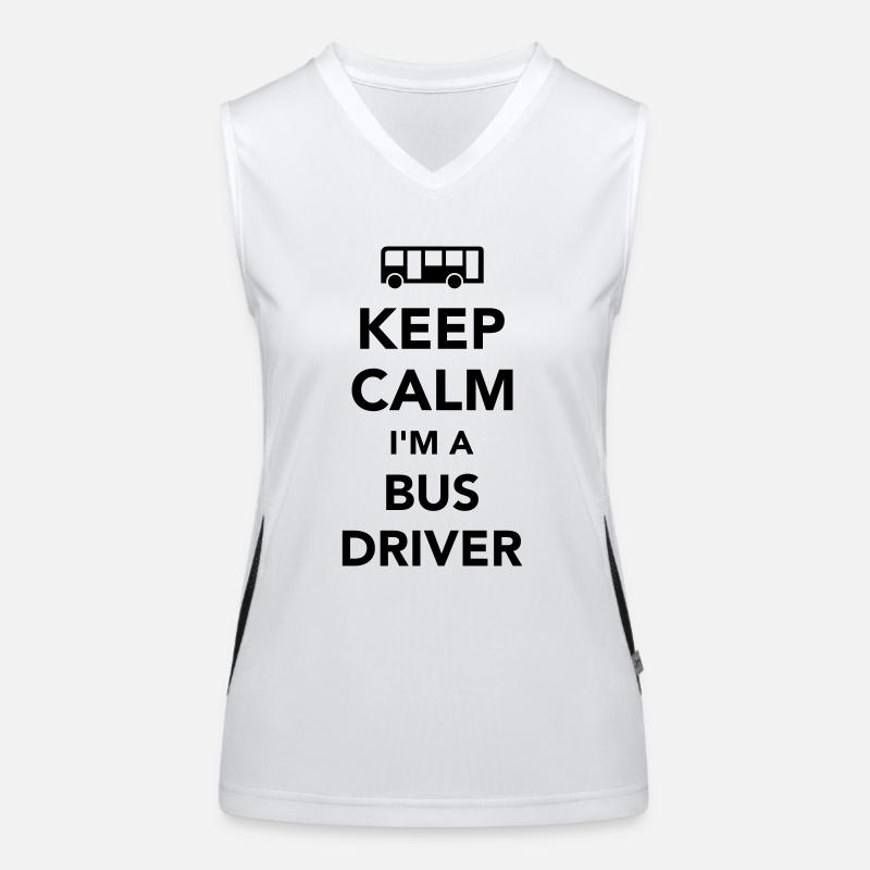 Busfahrer Funktionelles Kontrast-Tank Top für Frauen