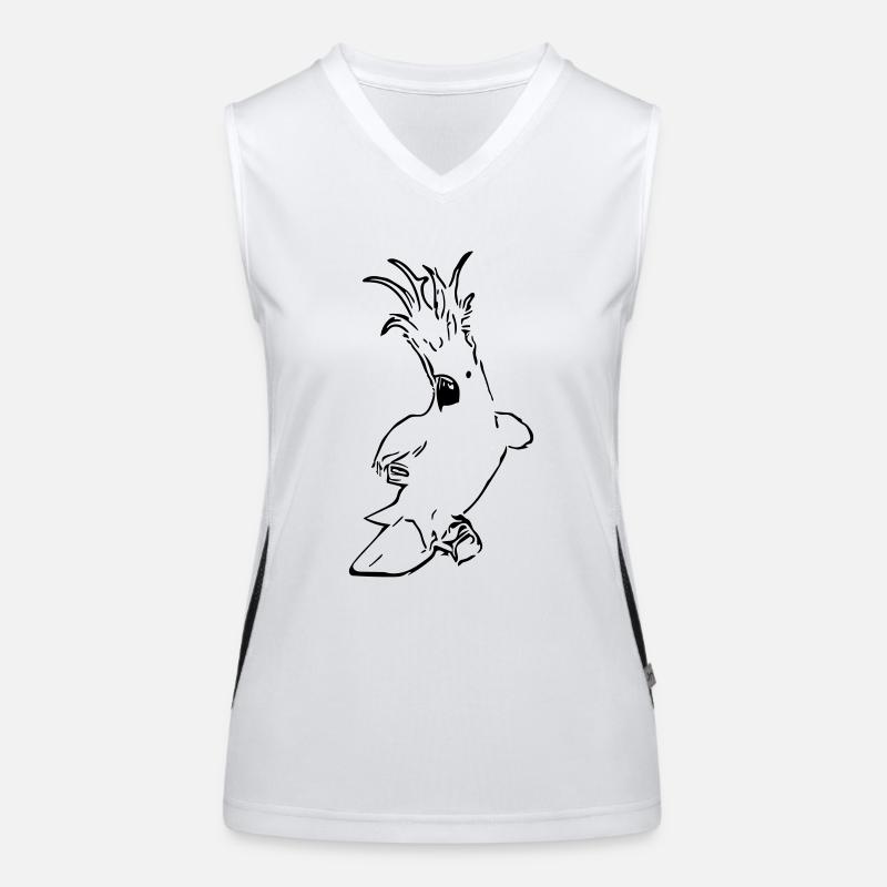 Cacatoès mignon Débardeur respirant contrasté Femme