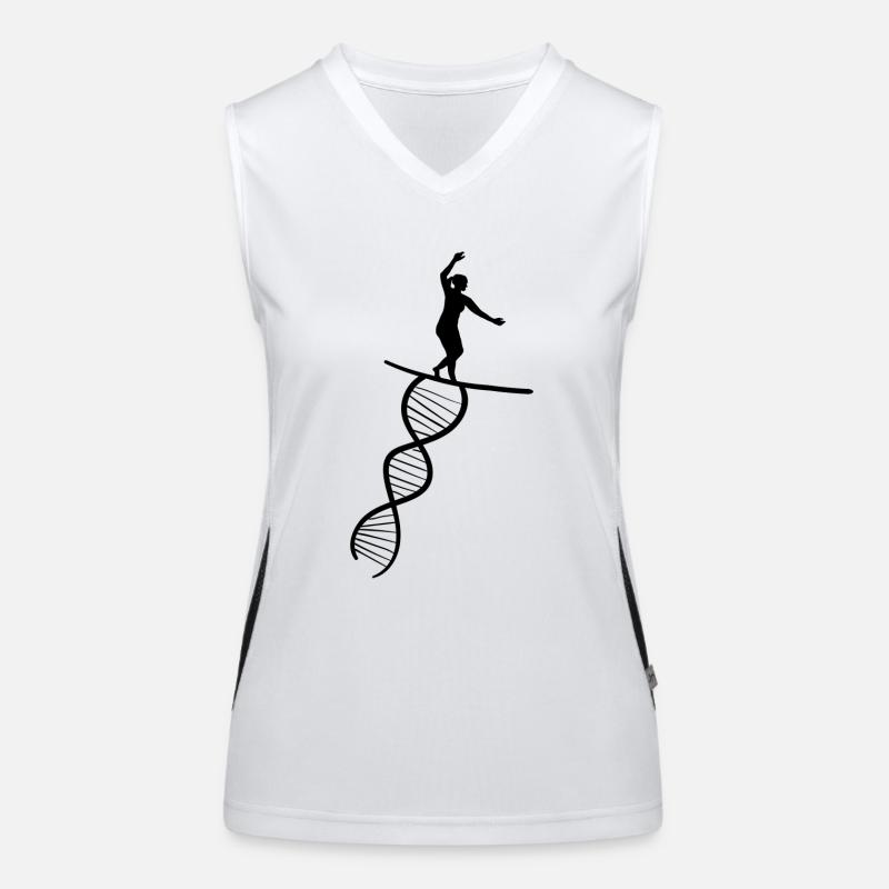Slackline Tricklining Geschenk Slackliner Funktionelles Kontrast-Tank Top für Frauen