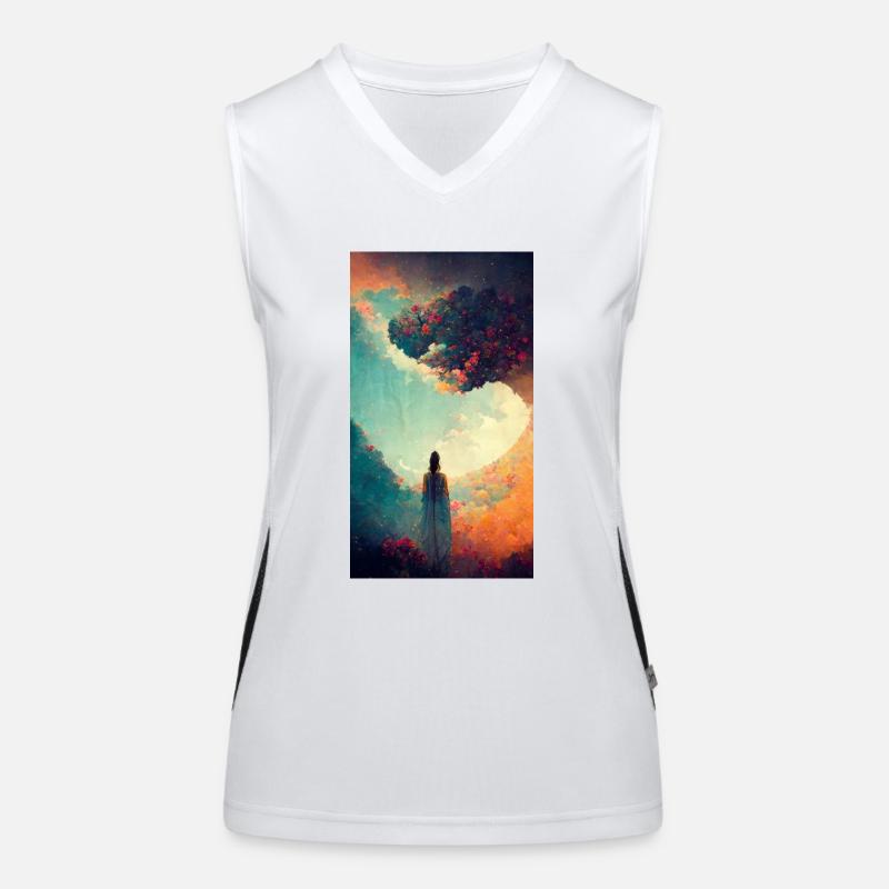 Friede Funktionelles Kontrast-Tank Top für Frauen