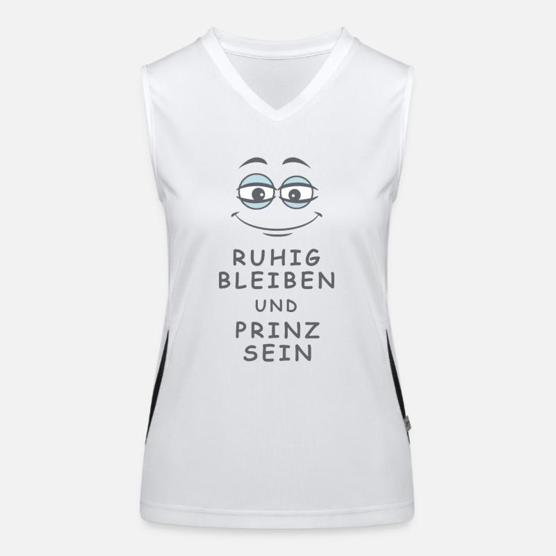 Prinz sein Funktionelles Kontrast-Tank Top für Frauen