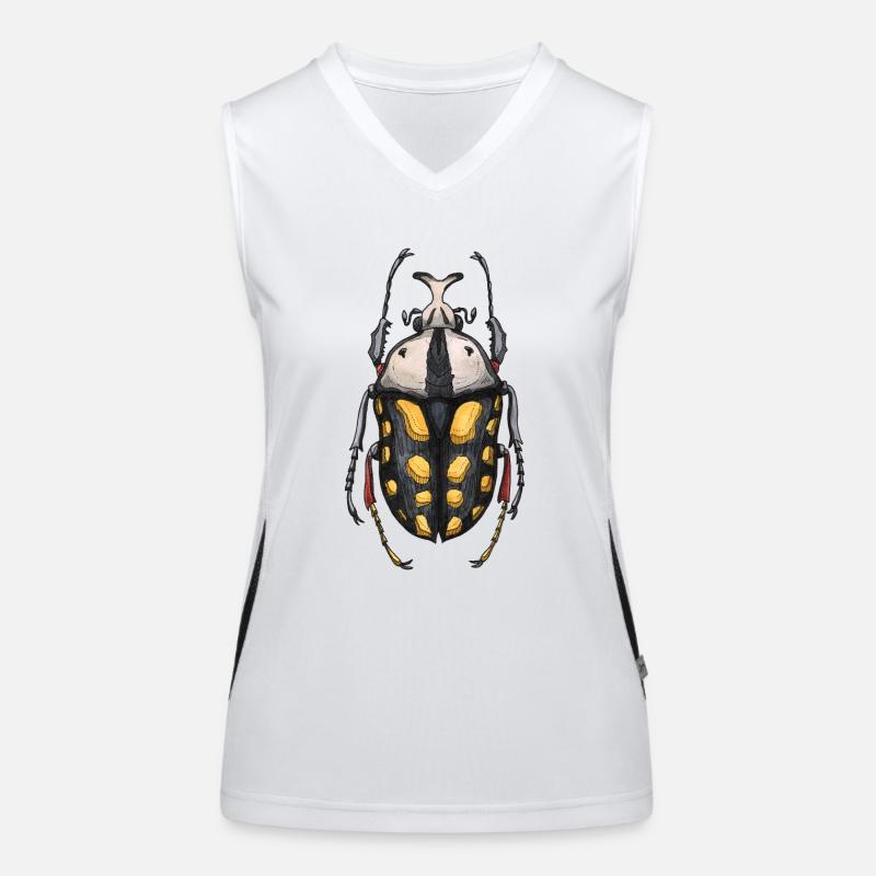 Big Beetle Stag - cerf géant Débardeur respirant contrasté Femme
