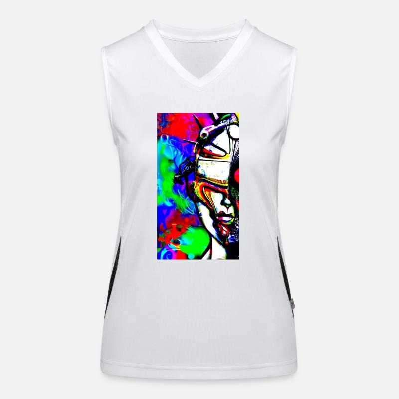 IMG 9986 Funktionelles Kontrast-Tank Top für Frauen