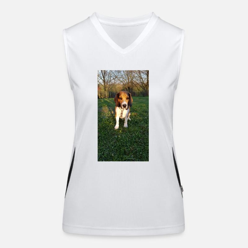 BD2D42FA 2360 40FD B0CB 5113CCC2E731 Débardeur respirant contrasté Femme