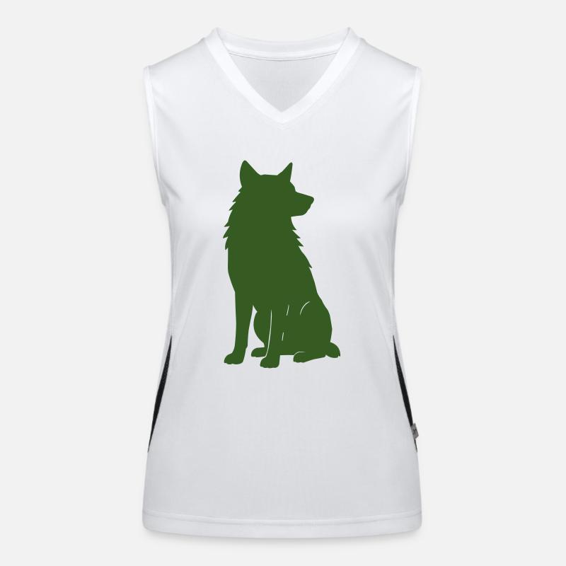 Wolf 1 Women's Functional Contrast Tank Top