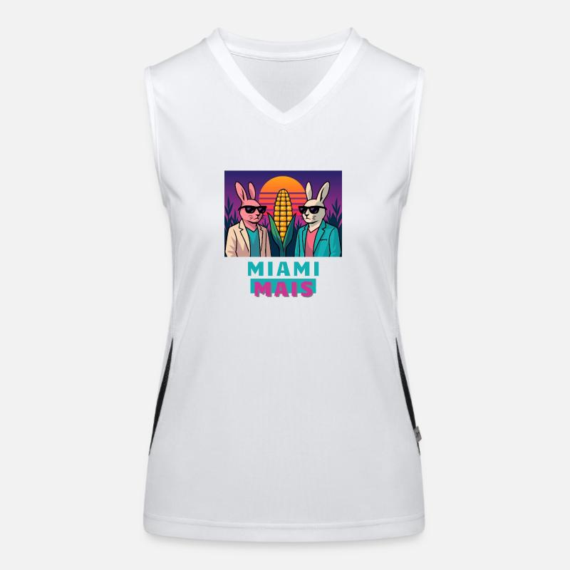Miami Corn Women's Functional Contrast Tank Top