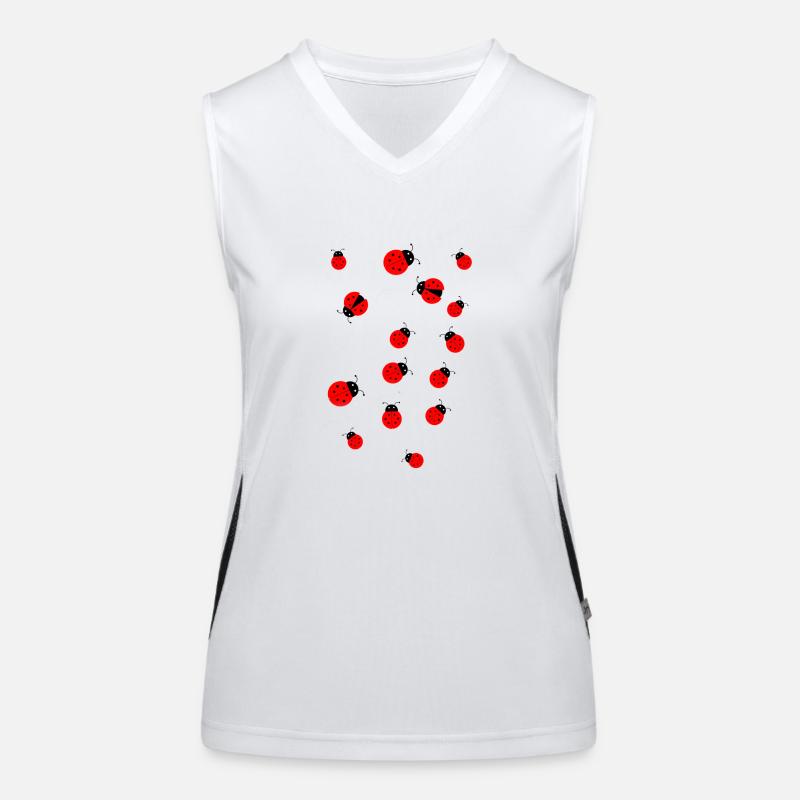 Lucky ladybugs Women's Functional Contrast Tank Top