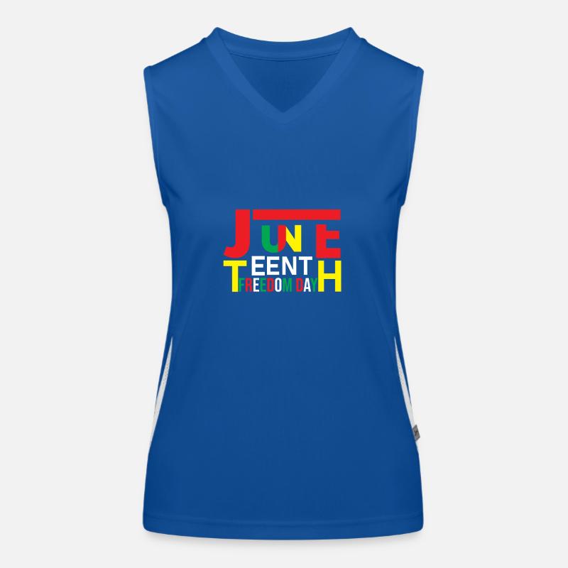 Juneteenth Black History Day Pride Gift Women's Functional Contrast Tank Top