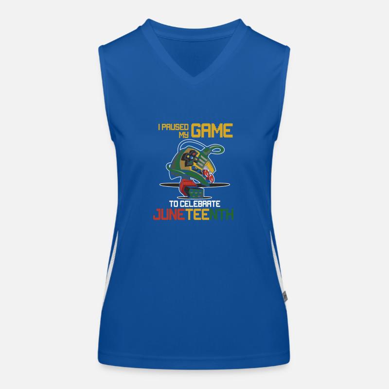 Juneteenth Black History Day Pride Gift Women's Functional Contrast Tank Top