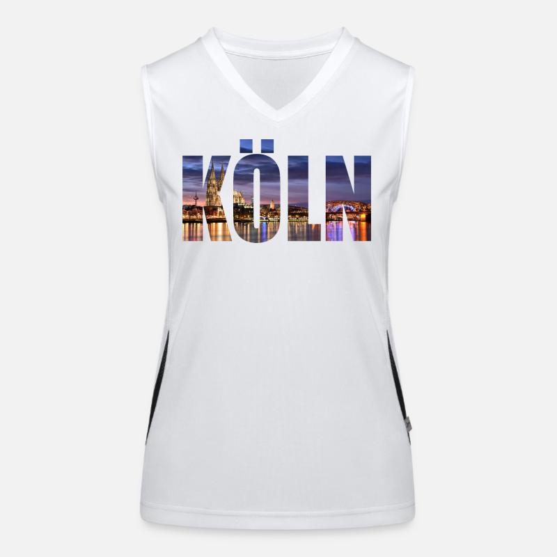 COLOGNE SKYLINE Women's Functional Contrast Tank Top