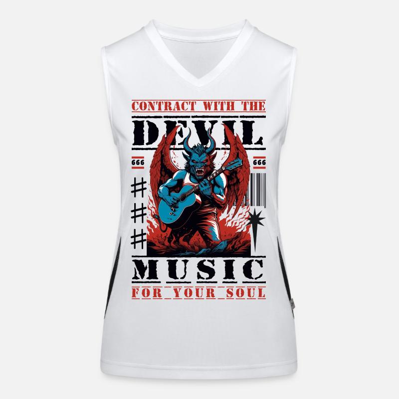 Devil Rock Music Women's Functional Contrast Tank Top