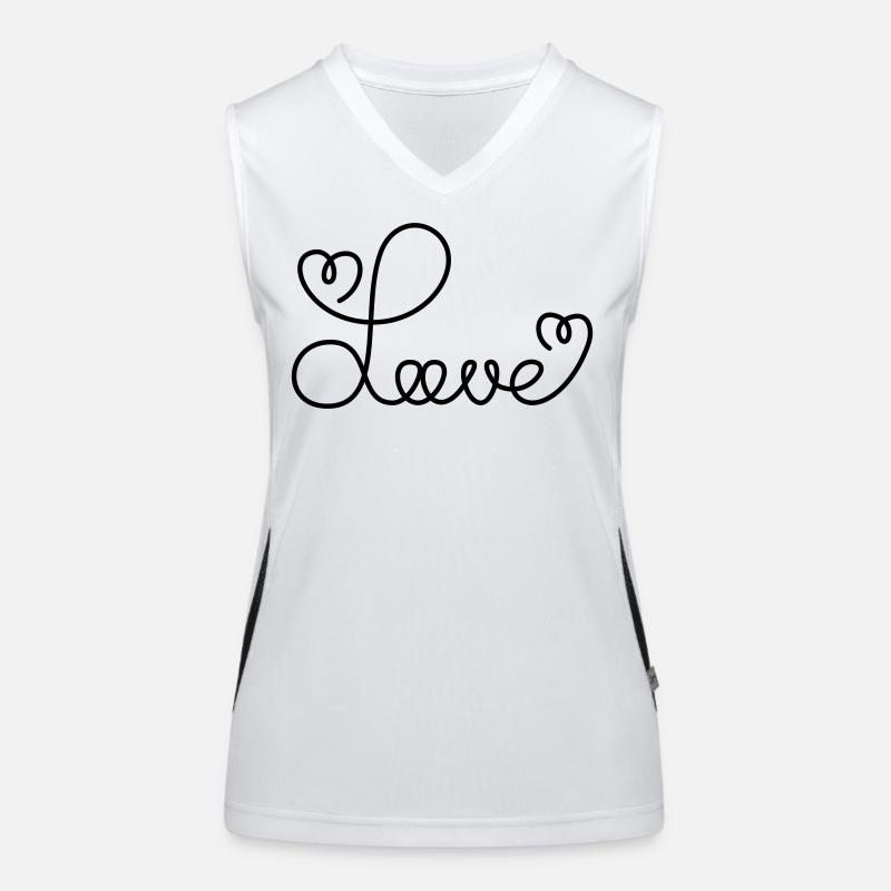 Love Funktionelles Kontrast-Tank Top für Frauen