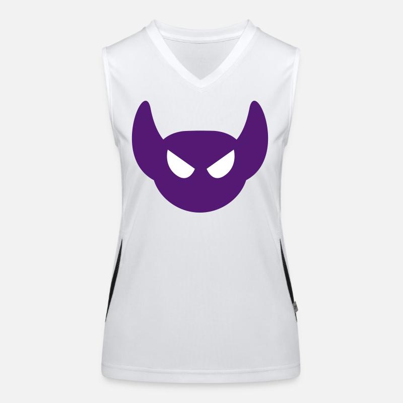 Halloween Ghost Women's Functional Contrast Tank Top