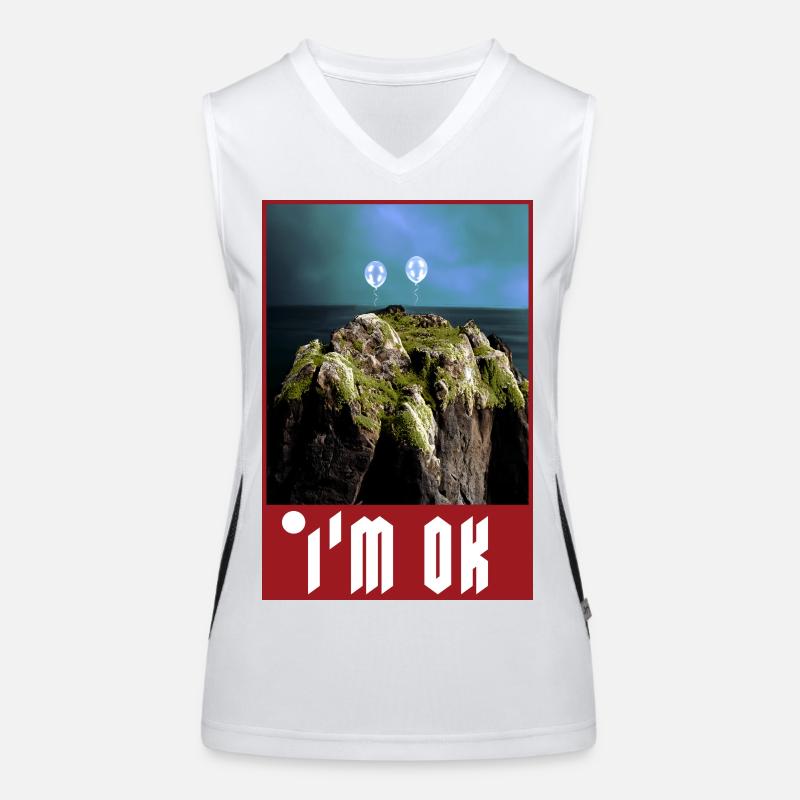 Formally Dressed Chitty-Chatty Funktionelles Kontrast-Tank Top für Frauen