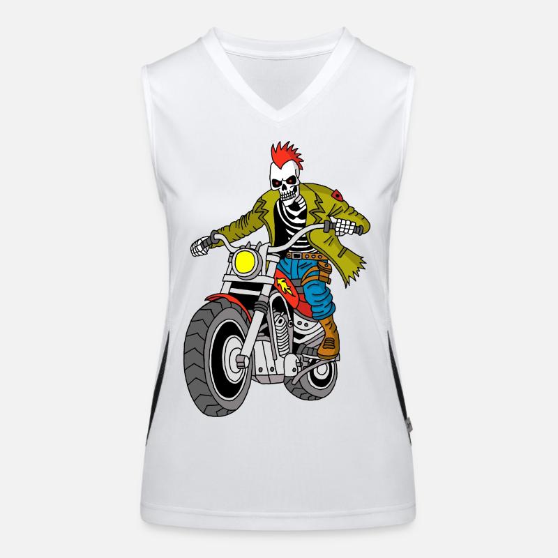 Biker from Hell Women's Functional Contrast Tank Top