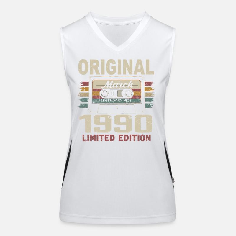 March 1990 Vintage March 1990 Women's Functional Contrast Tank Top