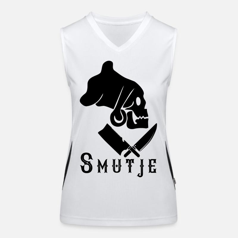 Smutje with Scroll Women's Functional Contrast Tank Top